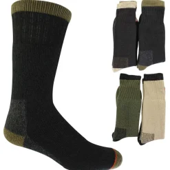 Men's Bobcat Durable Work Boot Socks 4-Pair Pack