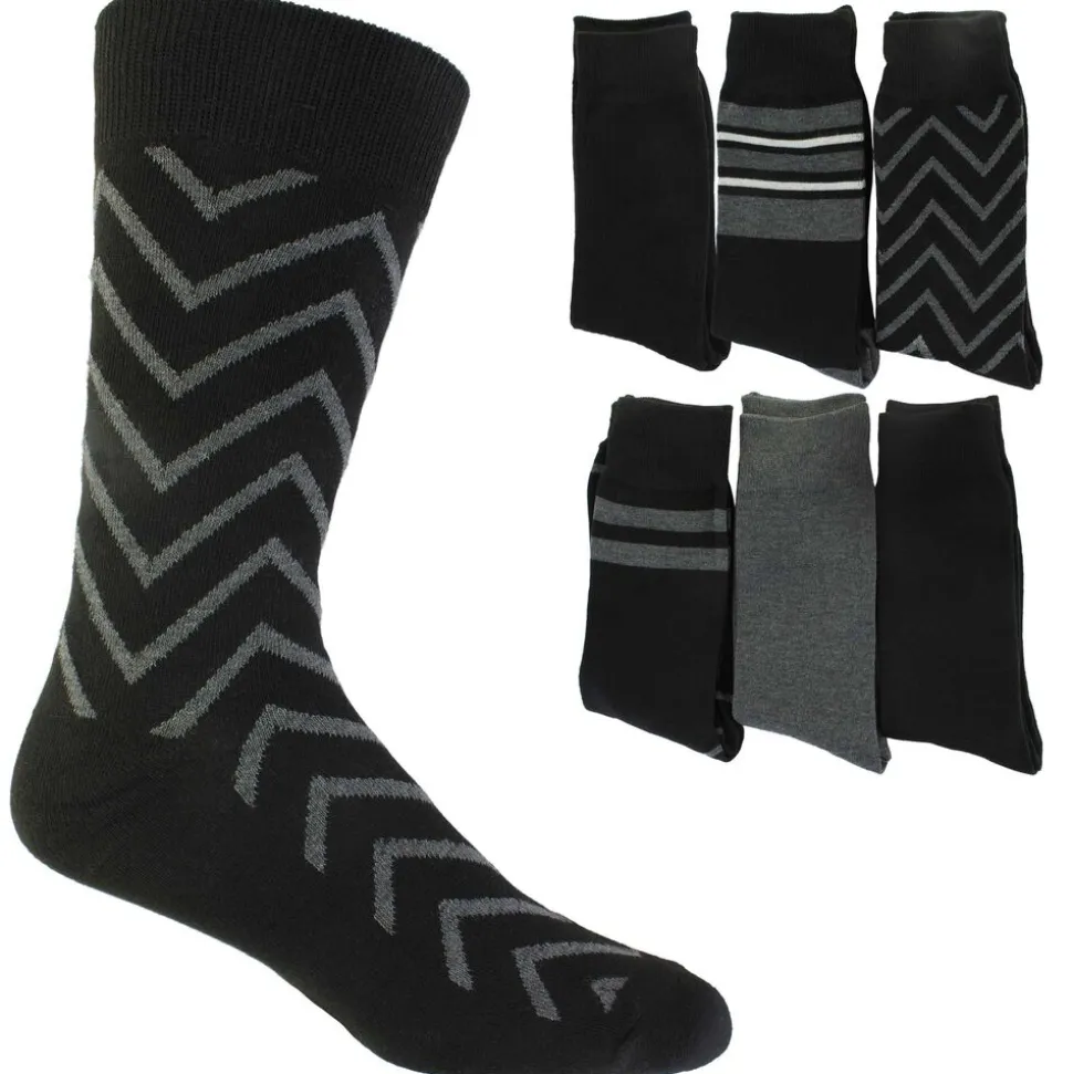Men's Bruno Magli Dress Crew 6-Pair Pack