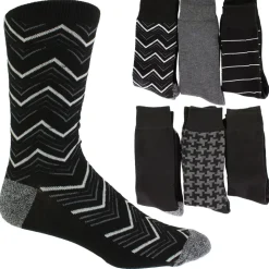 Men's BRUNO MAGLI Fine Gauge Crew 6-Pair Pack