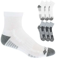 Men's Columbia Athletic Quarter 6-Pair Pack