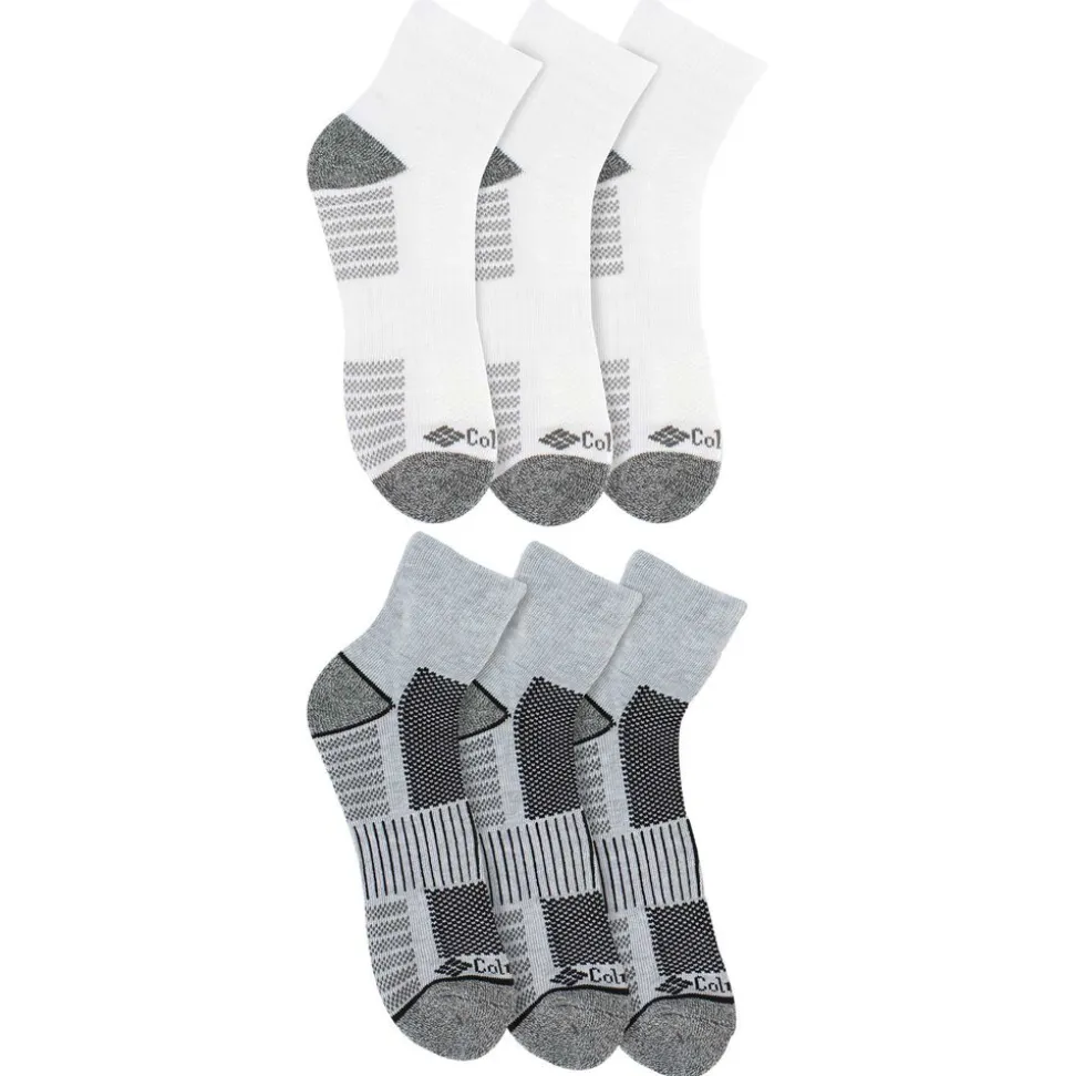Men's Columbia Athletic Quarter 6-Pair Pack