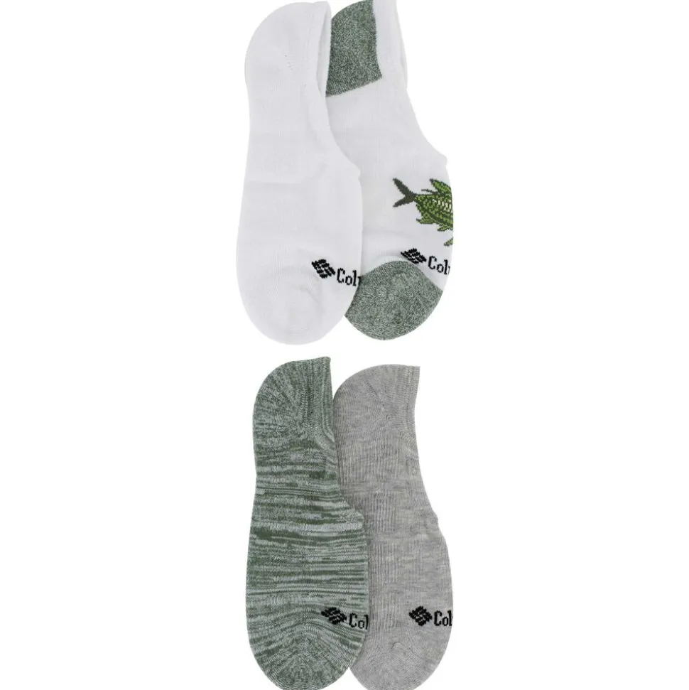 Men's Columbia PFG Fish-Themed Liner 4-Pair Pack