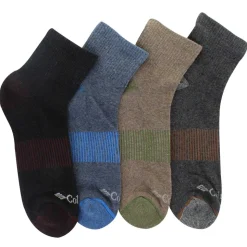 Men's Columbia Ribbed Quarter 4-Pair Pack