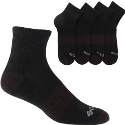 Men's Columbia Ribbed Quarter 4-Pair Pack