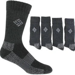 Men's Columbia Solid Crew 4-Pair Pack
