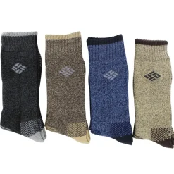 Men's Columbia Solid Crew 4-Pair Pack