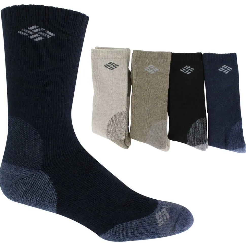 Men's Columbia Wool Crew 4-Pair Pack