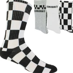 Men's Converse Checkerboard Crew 3-Pair Pack
