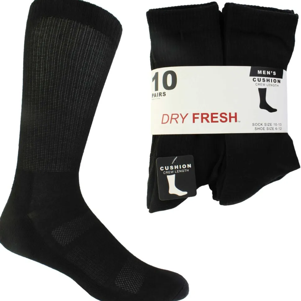 Men's Dry Fresh Crew 10 for $10