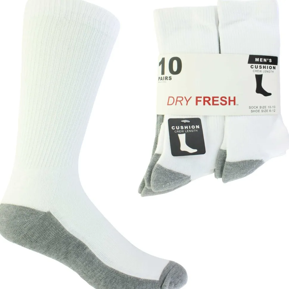 Men's Dry Fresh Crew 10 for $10