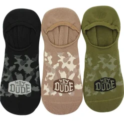 Men's HEYDUDE Camouflage No-Show 3-Pair Pack