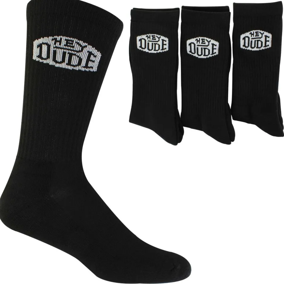 Men's HEYDUDE Crew 3-Pair Pack