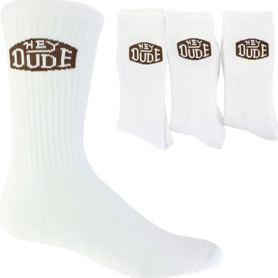 Men's HEYDUDE Crew 3-Pair Pack