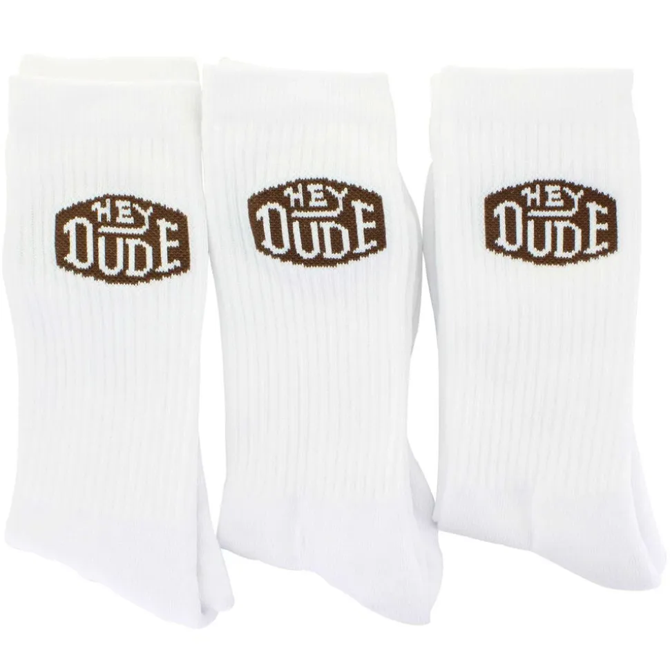 Men's HEYDUDE Crew 3-Pair Pack
