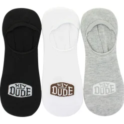 Men's HEYDUDE No-Show 3-Pair Pack
