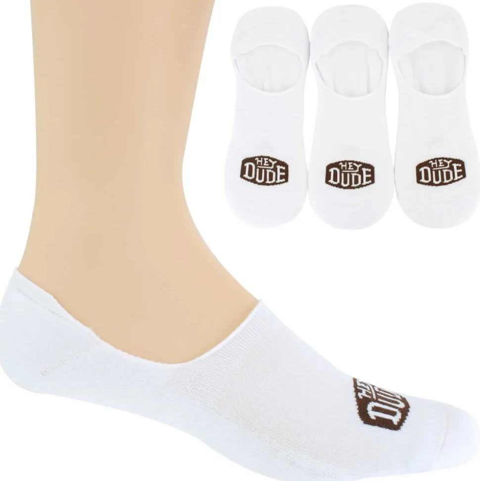 Men's HEYDUDE No-Show 3-Pair Pack