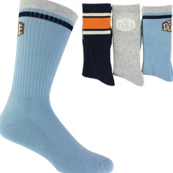 Men's HEYDUDE Striped Crew 3-Pair Pack