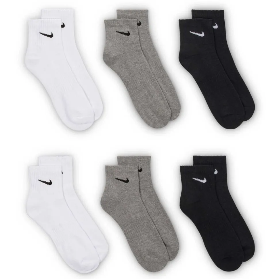 Men's Nike Everyday Cushioned Ankle Socks 6 Pairs