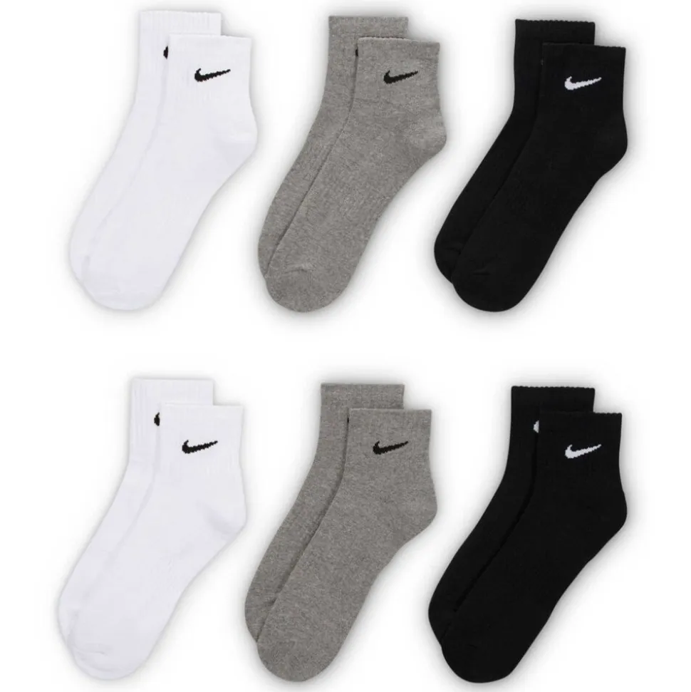 Men's Nike Everyday Cushioned Ankle Socks 6 Pairs