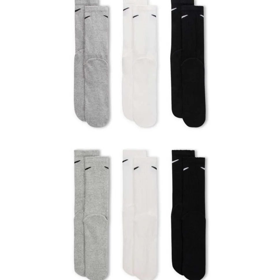 Men's Nike Everyday Cushioned Crew 6-Pair Pack