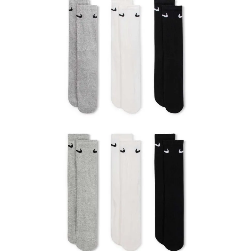 Men's Nike Everyday Cushioned Crew 6-Pair Pack