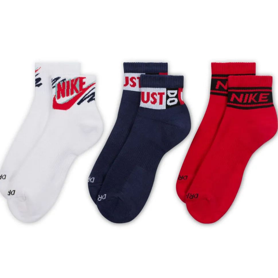 Men's Nike Everyday Plus Ankle 3-Pair Pack