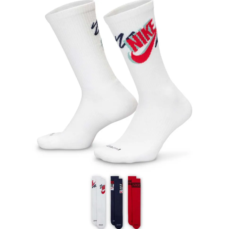 Men's Nike Everyday Plus Crew Socks 3-Pair Pack
