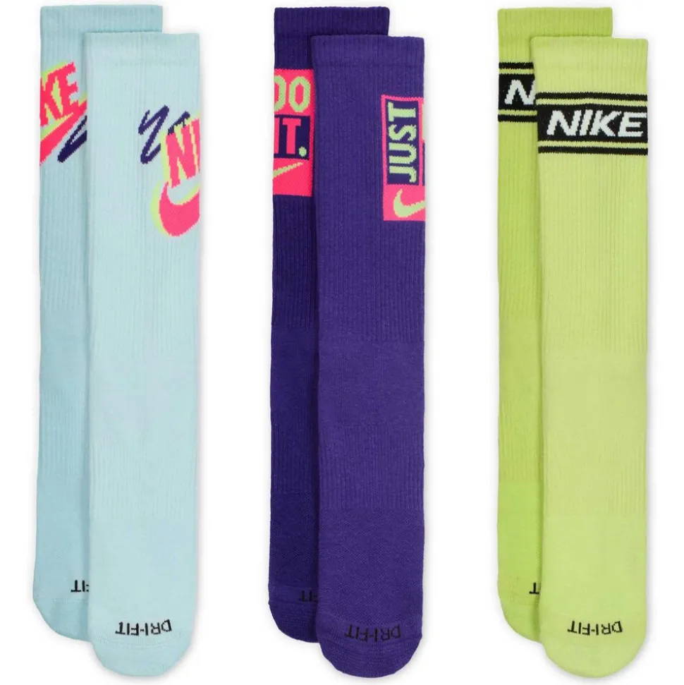 Men's Nike Everyday Plus Cushioned Crew 3 Pairs