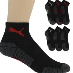 Men's PUMA Premium Quarter Crew Sock 6-Pair Pack