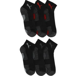 Men's PUMA Premium Quarter Crew Sock 6-Pair Pack