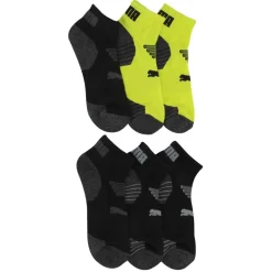 Men's PUMA Premium Quarter Crew Sock 6-Pair Pack