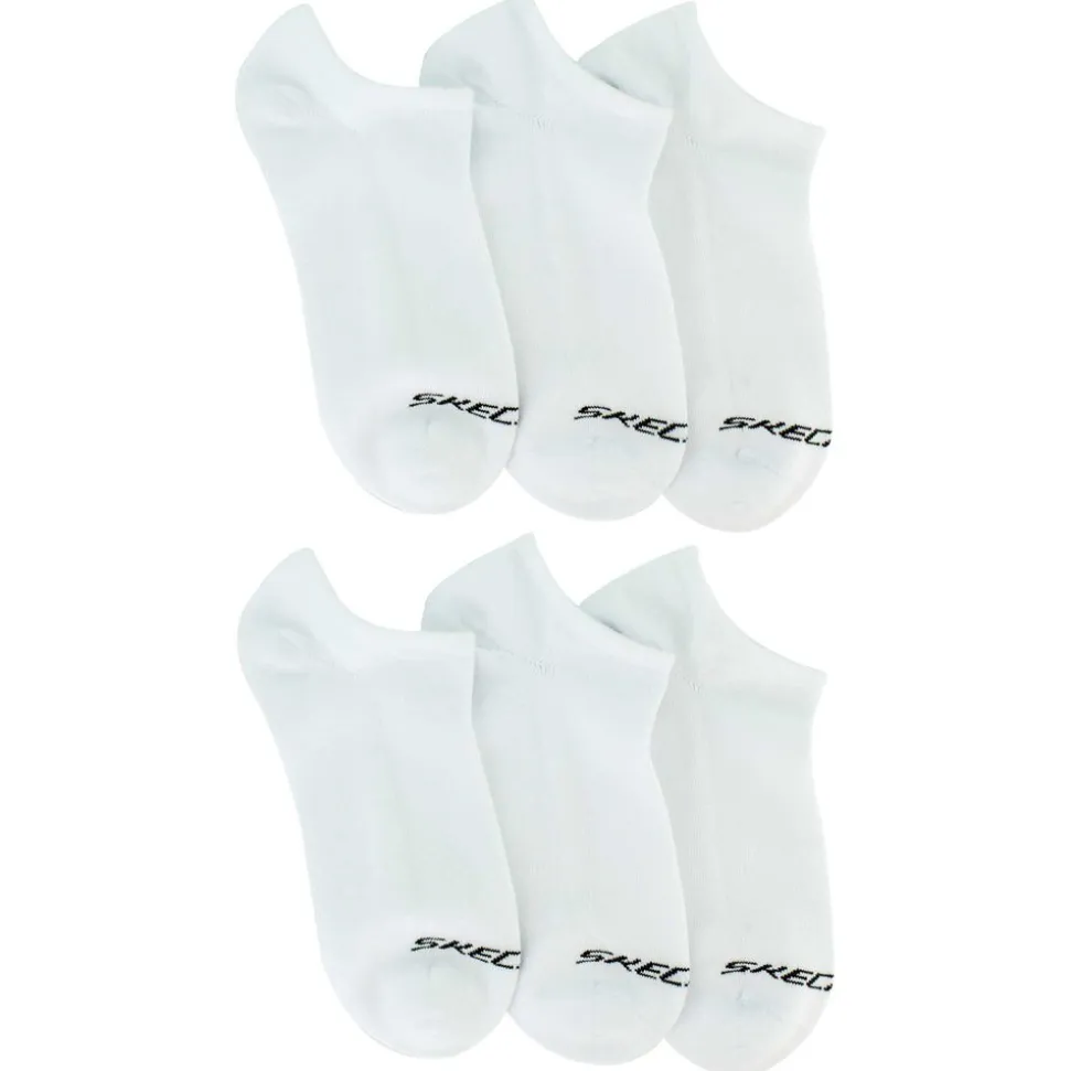 Men's Skechers Basic No-Show 6-Pair Pack