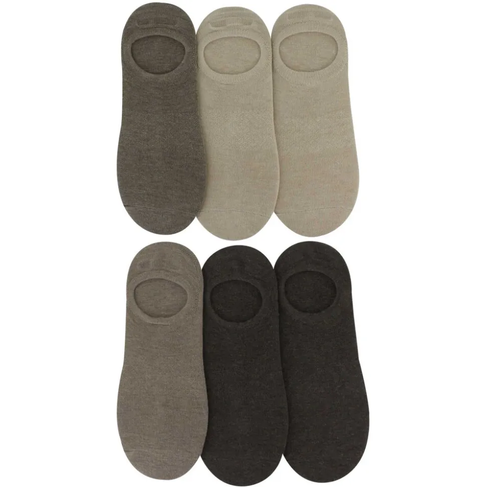 Men's Skechers Sport No-Show Liners 6-Pair Pack