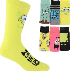 Men's SpongeBob SquarePants Crew 6-Pair Pack