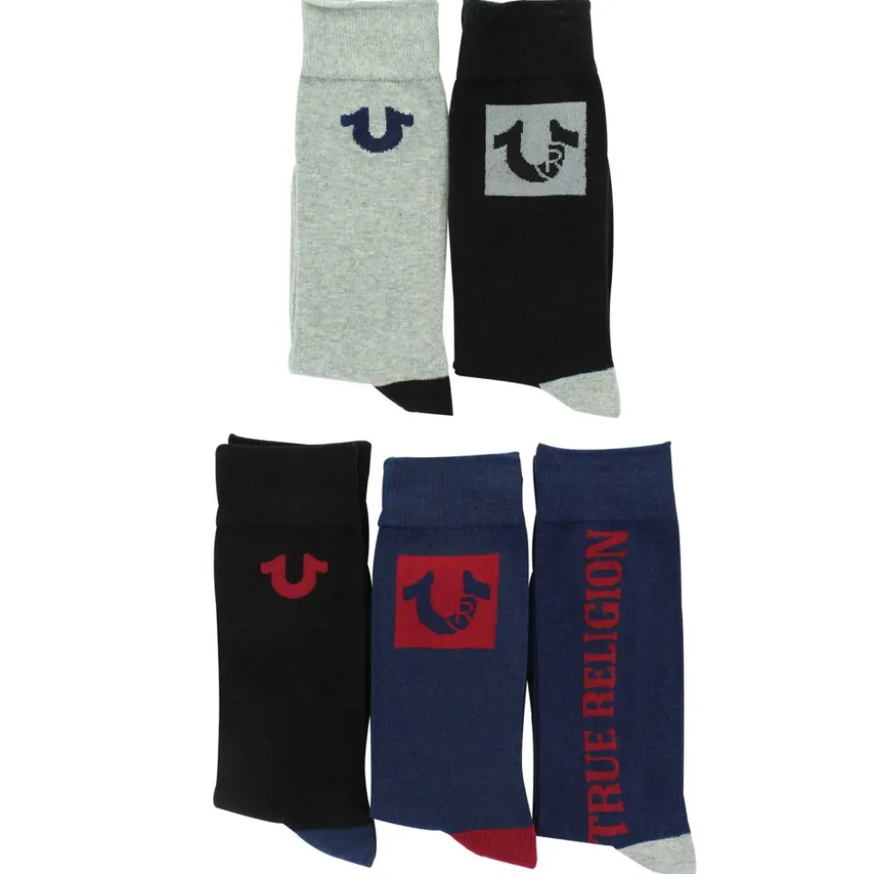 Men's True Religion Crew 5-Pair Pack