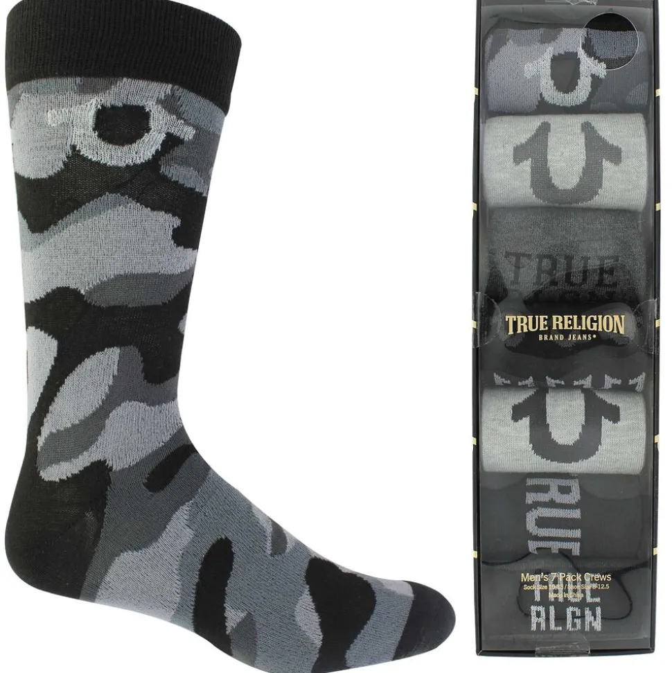 Men's True Religion Crew 7-Pair Pack