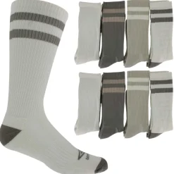 Men's Umbro Striped Performance Crew 8-Pair Pack