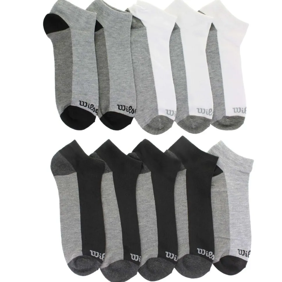 Men's Wilson Solid No-Show 10 for $10