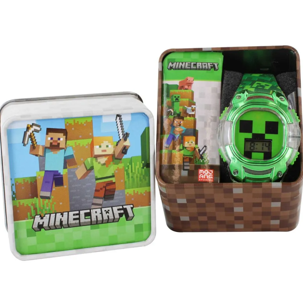 MINECRAFT Digital Watch With Flashing Lights