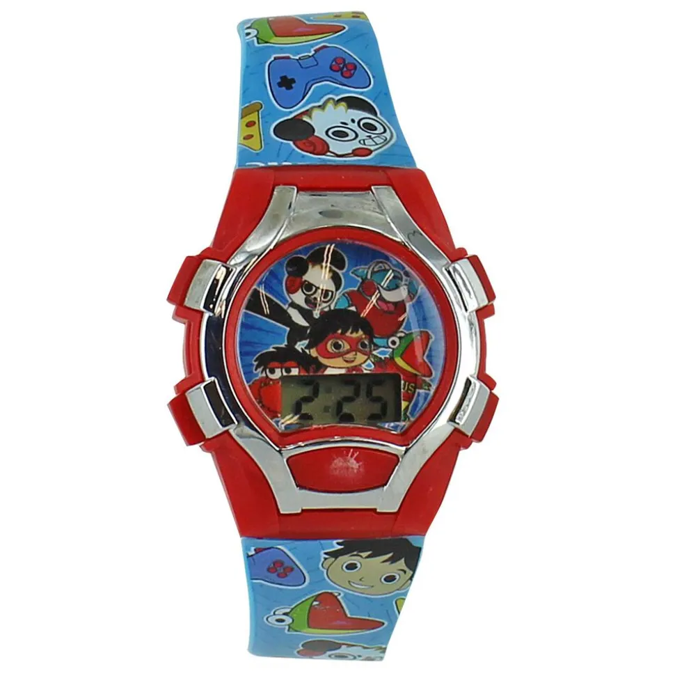 Ryan's World Flashing LCD Watch And Flashlight Set