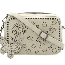 Sam & Hadley Perforated Floral Camera Bag