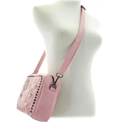 Sam & Hadley Perforated Floral Camera Bag