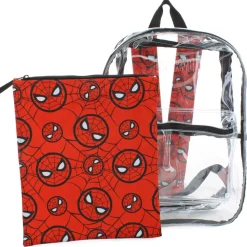 Spider-ManClear Backpack With Laptop Case