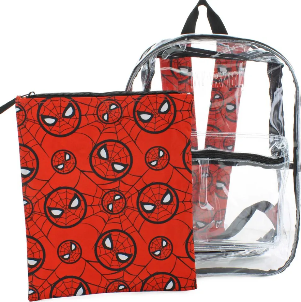 Spider-ManClear Backpack With Laptop Case