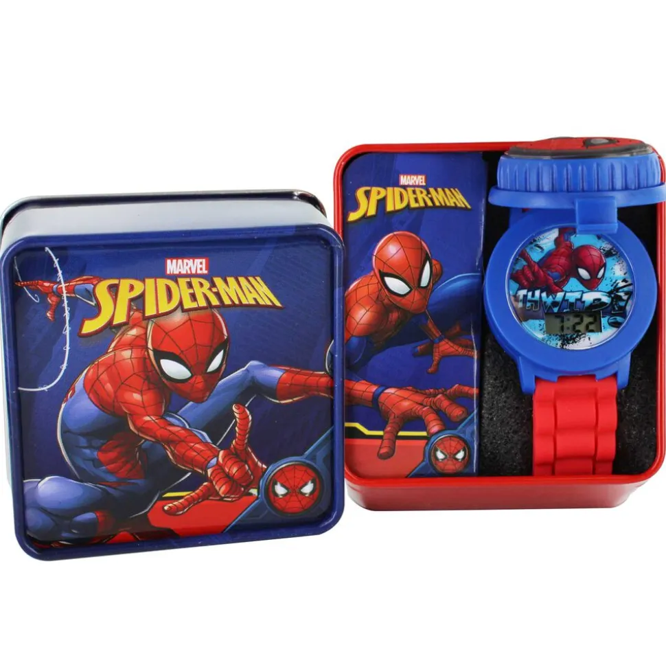 Spider-Man Light-Up Digital Watch With Spinner
