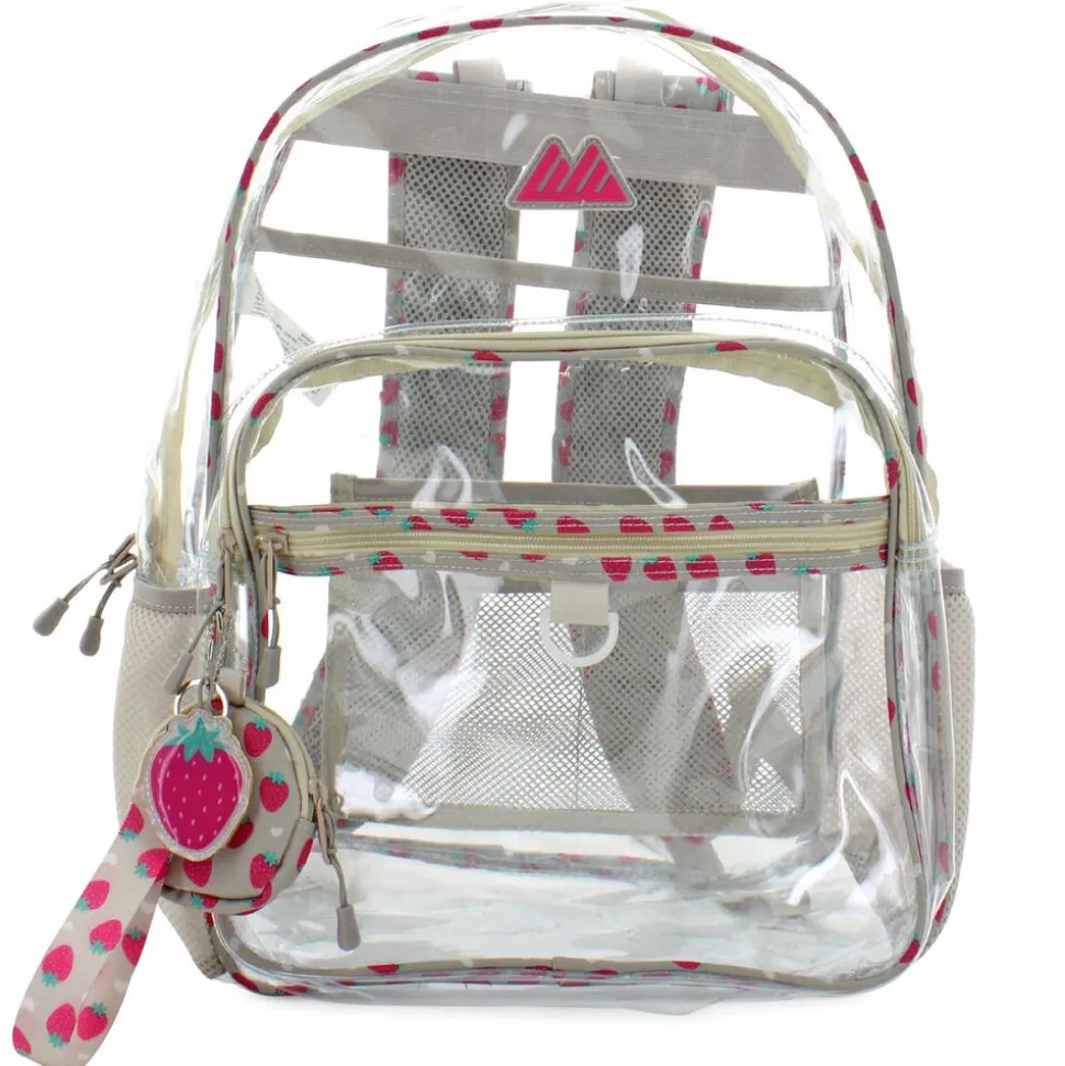 Summit Ridge Strawberry Clear Backpack Set