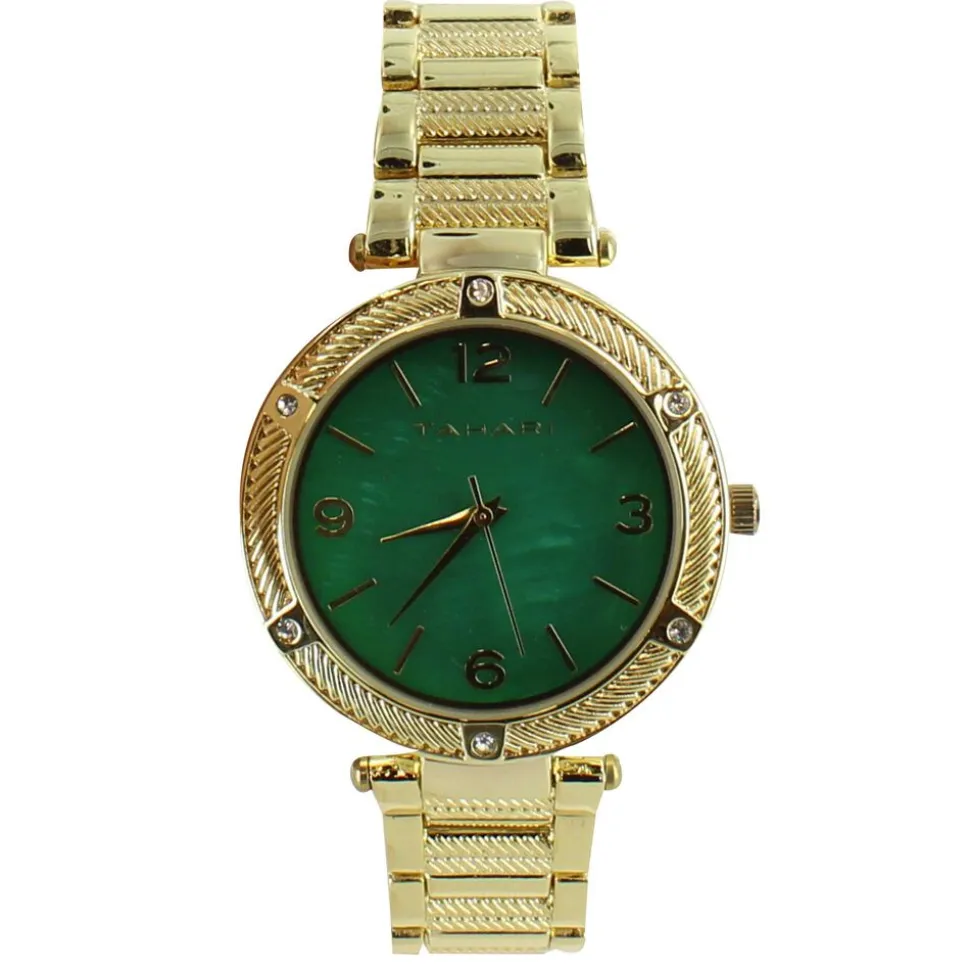 Tahari Watch With Matching Necklace And Earrings