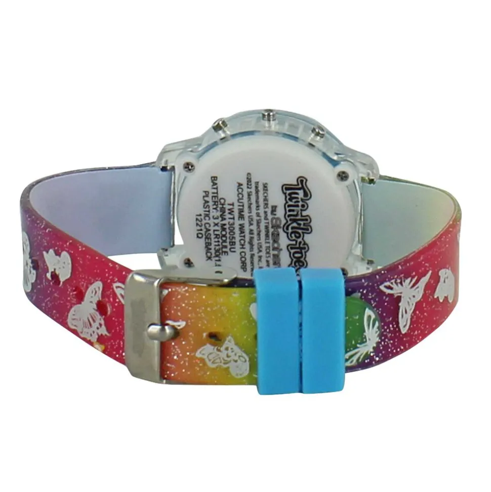Twinkle Toes By Skechers Digital Butterfly Watch