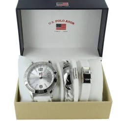 U.S. Polo Association Watch And Bracelet Set
