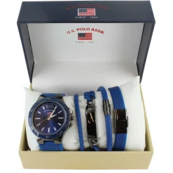 U.S. Polo Association Watch And Bracelet Set